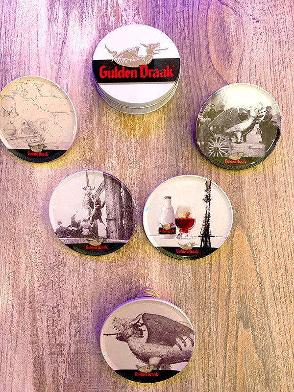 PACK 5 POSAVASOS METALICOS "GULDEN DRAAK" PACK 5 POSAVASOS METALICOS "GULDEN DRAAK"